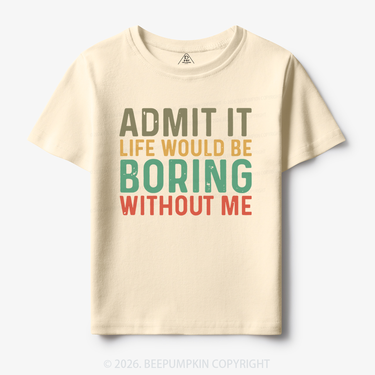 Sarcastic 'Admit It' Sassy Toddler&Kid's Tees