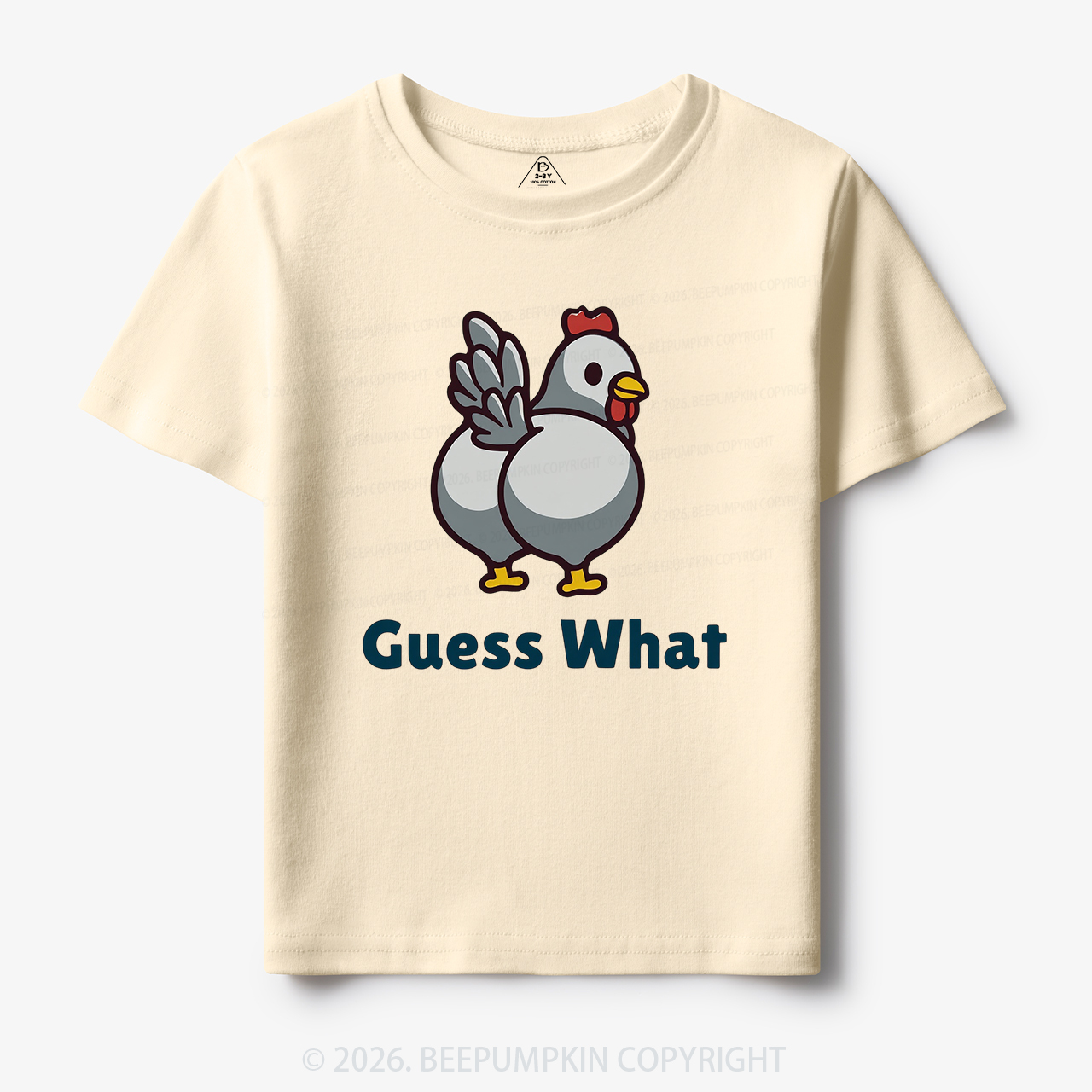 Chicken Butt Guess What Funny Poultry Pun Toddler&Kid's Tees