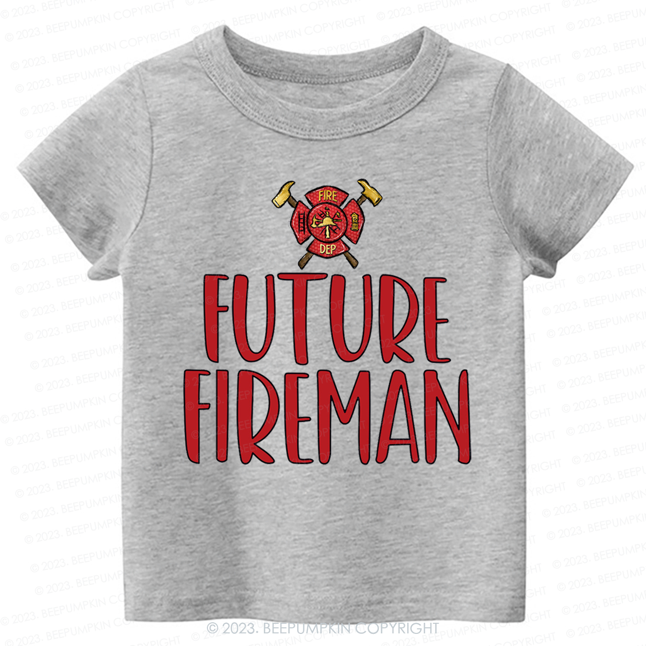Future Fireman Firetruck -Toddler Tees
