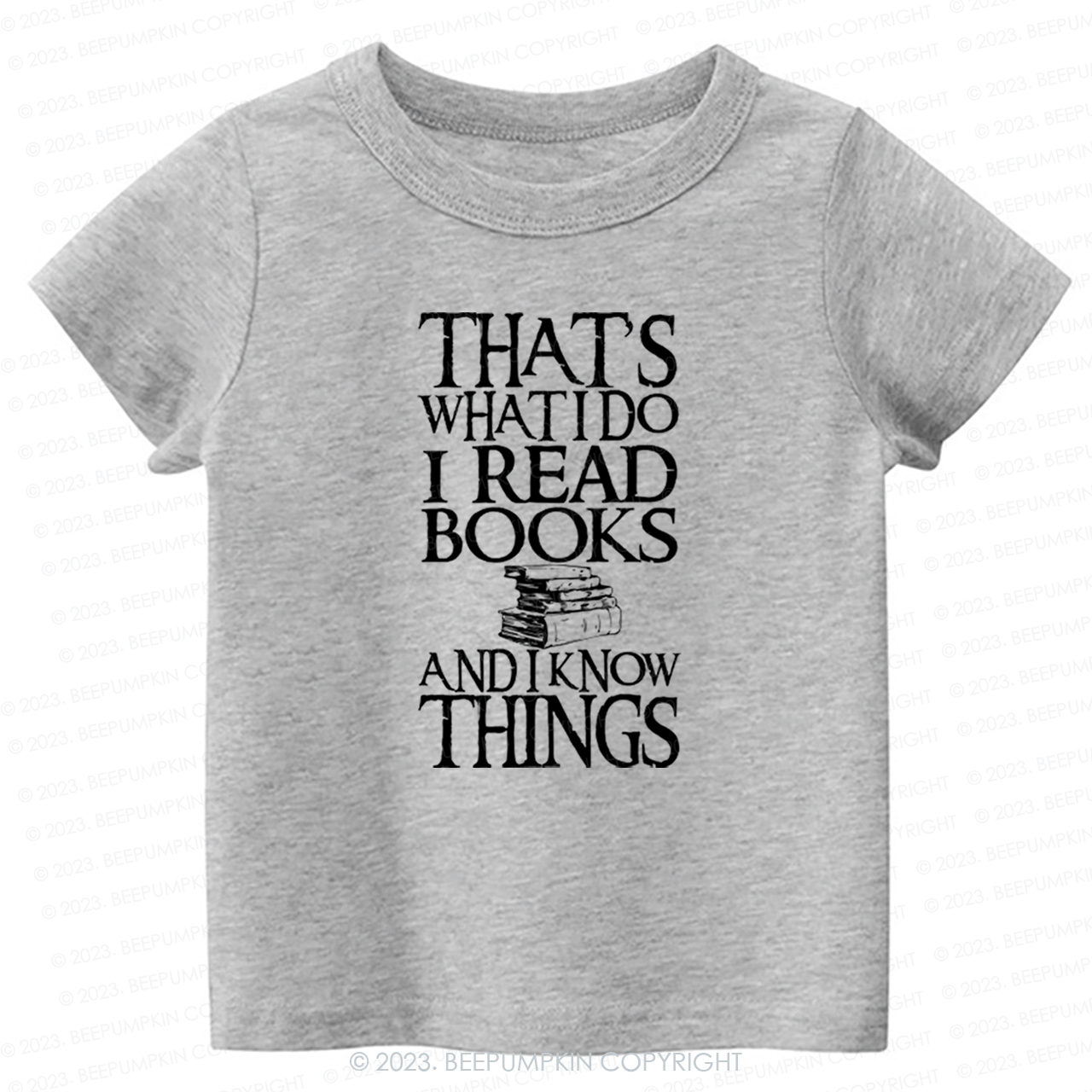 Funny Quote I Read Books And I Know Things Kids Shirt