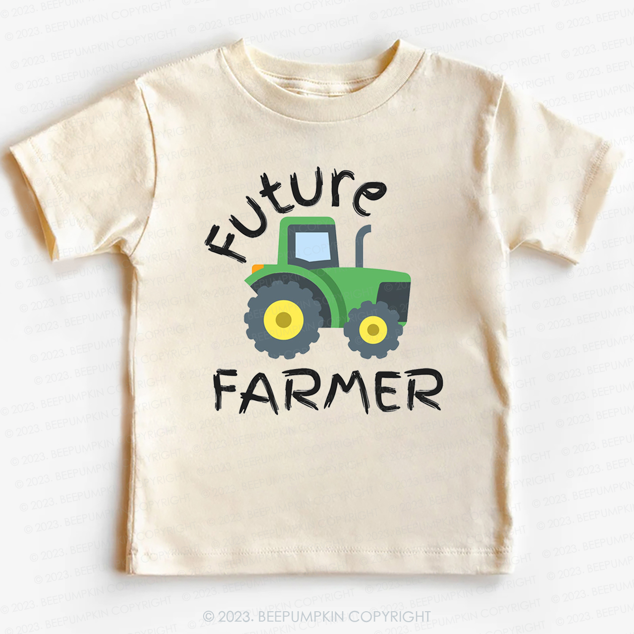 Future Farmer Cute Tractor Kids Shirt