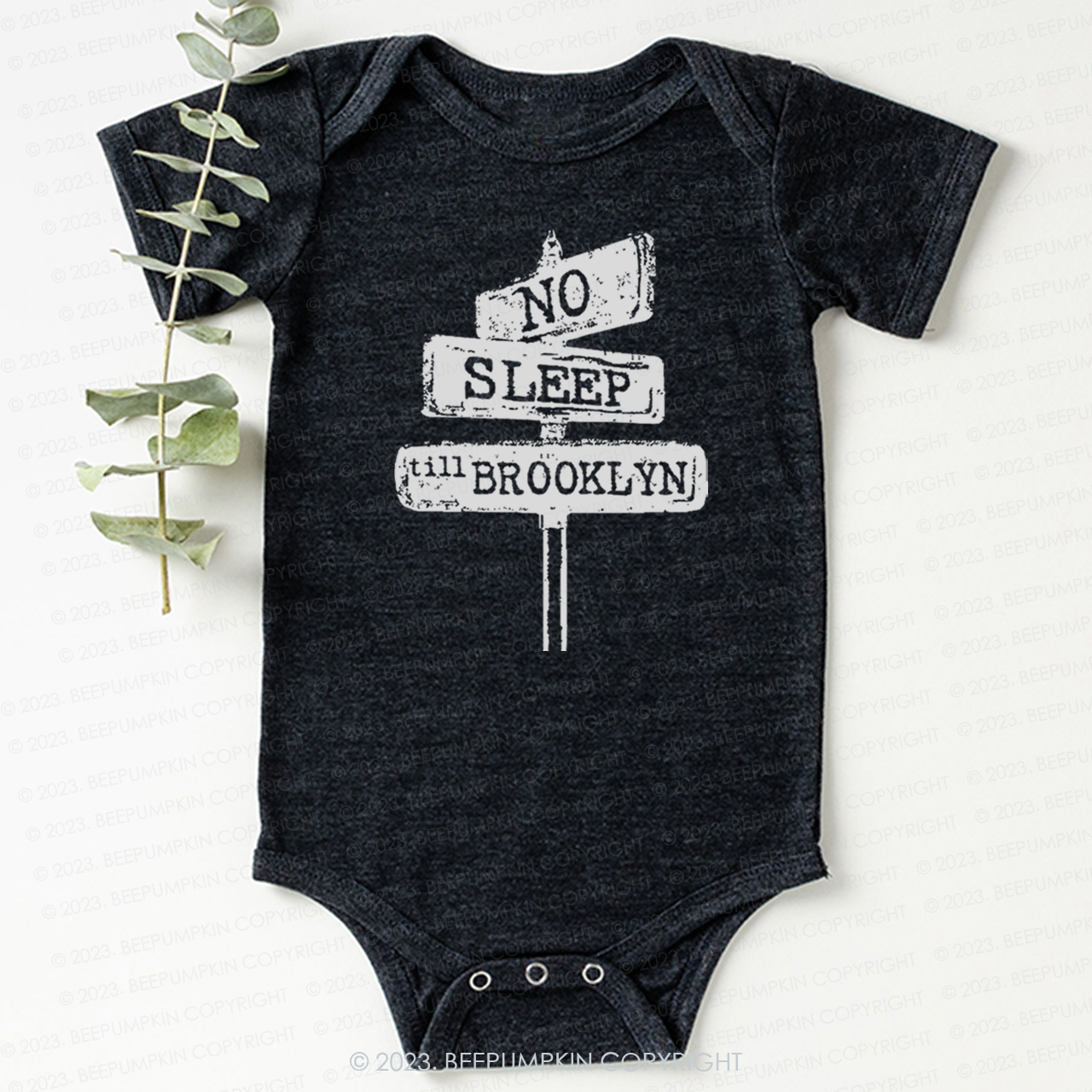 No Sleep Till Brooklyn Bodysuit For Baby