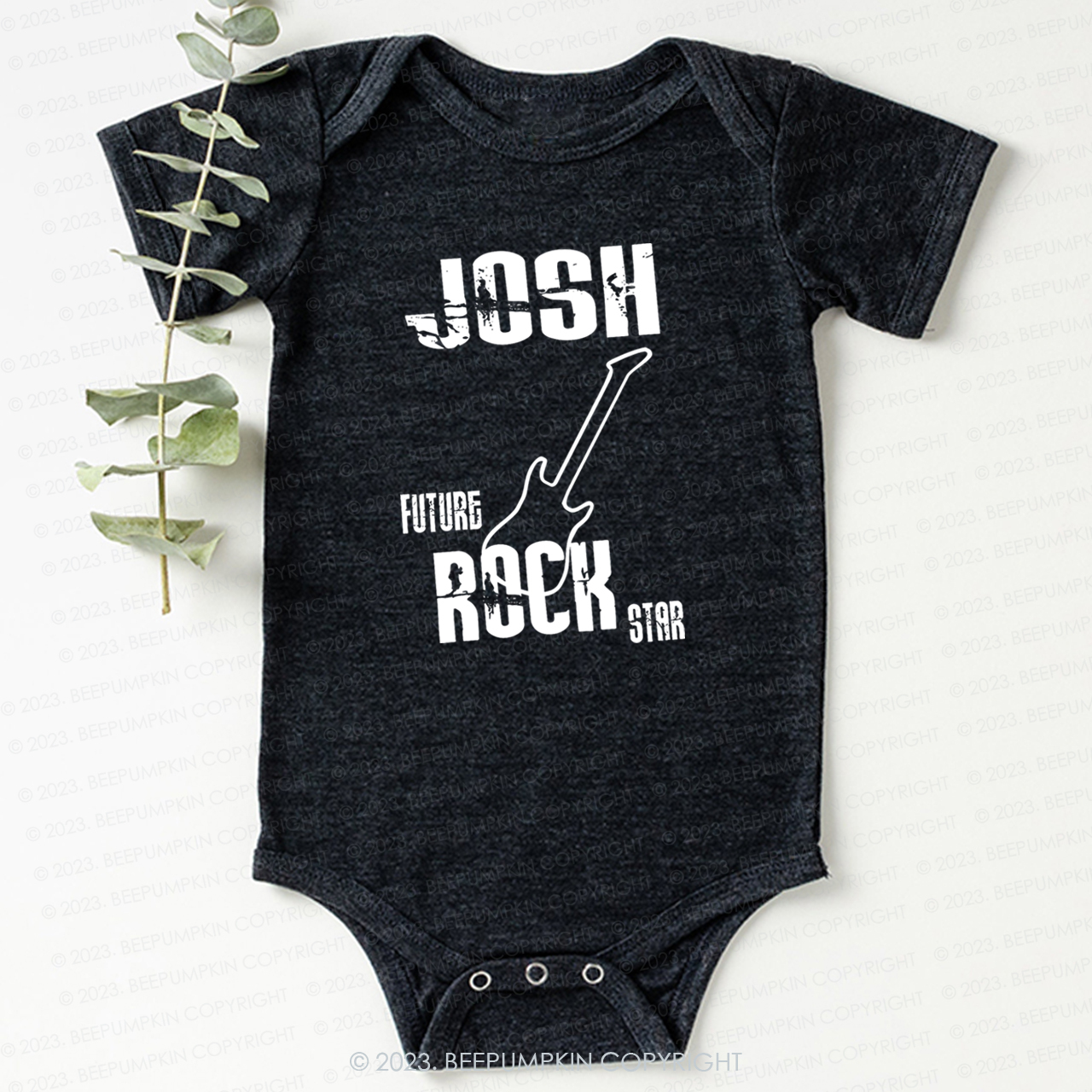  Personalised Future Rockstar Bodysuit For Baby 7