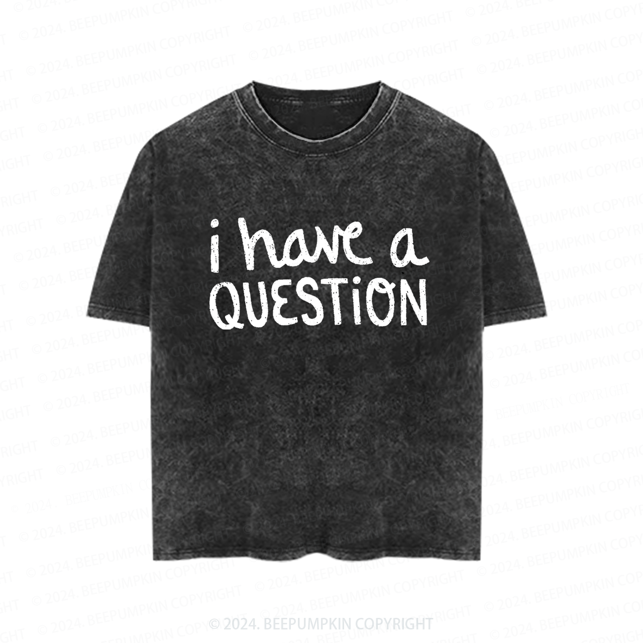 I Have a Question Toddler&Kids Washed Tees          