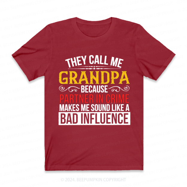 They Call Me Grandpa Gift Shirt Beepumpkin 