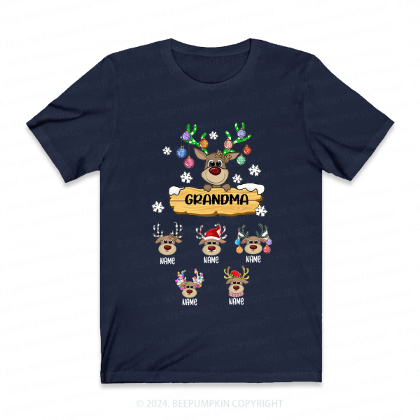 Image of Personalized Elk Name Grandma Grandma Gift Shirt Beepumpkin