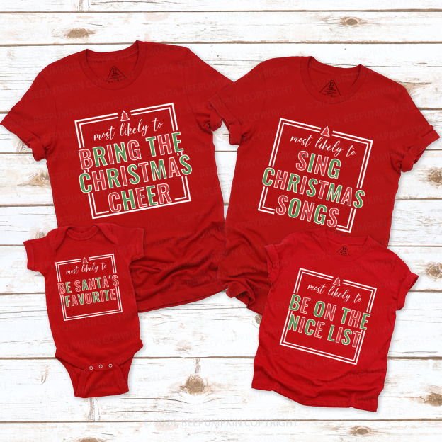Matching Group Shirt Most Likely To