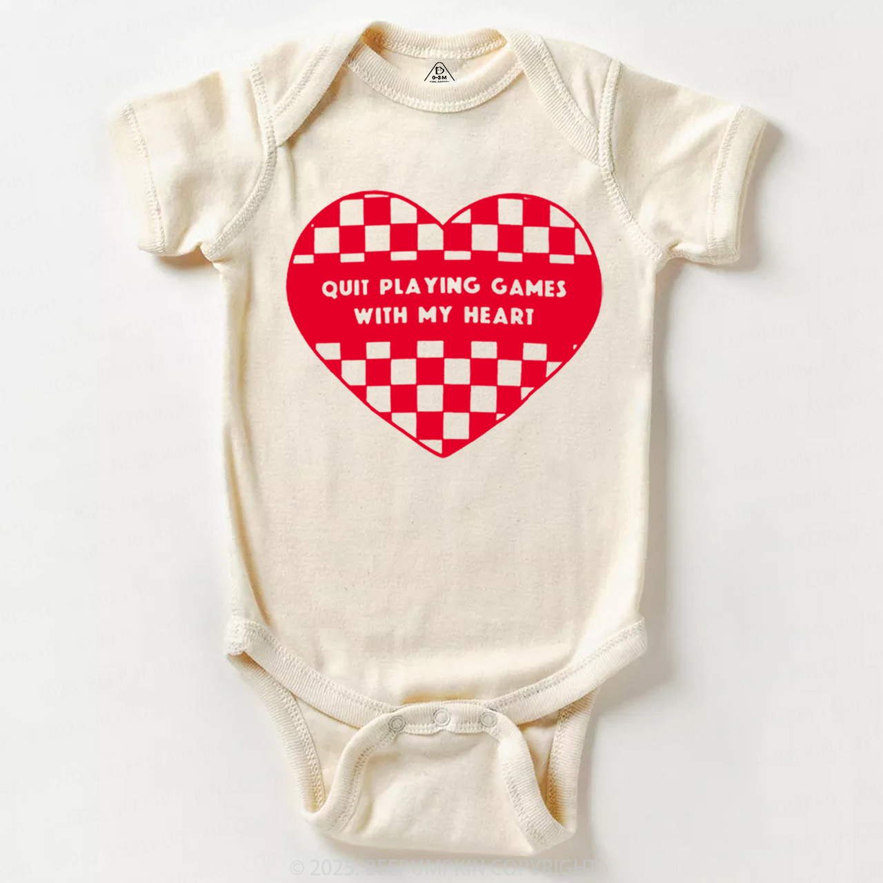 Quit Playing Games With My Heart Bodysuit Beepumpkin