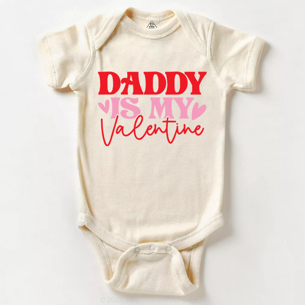 Daddy Is My Valentine Bodysuit Beepumpkin