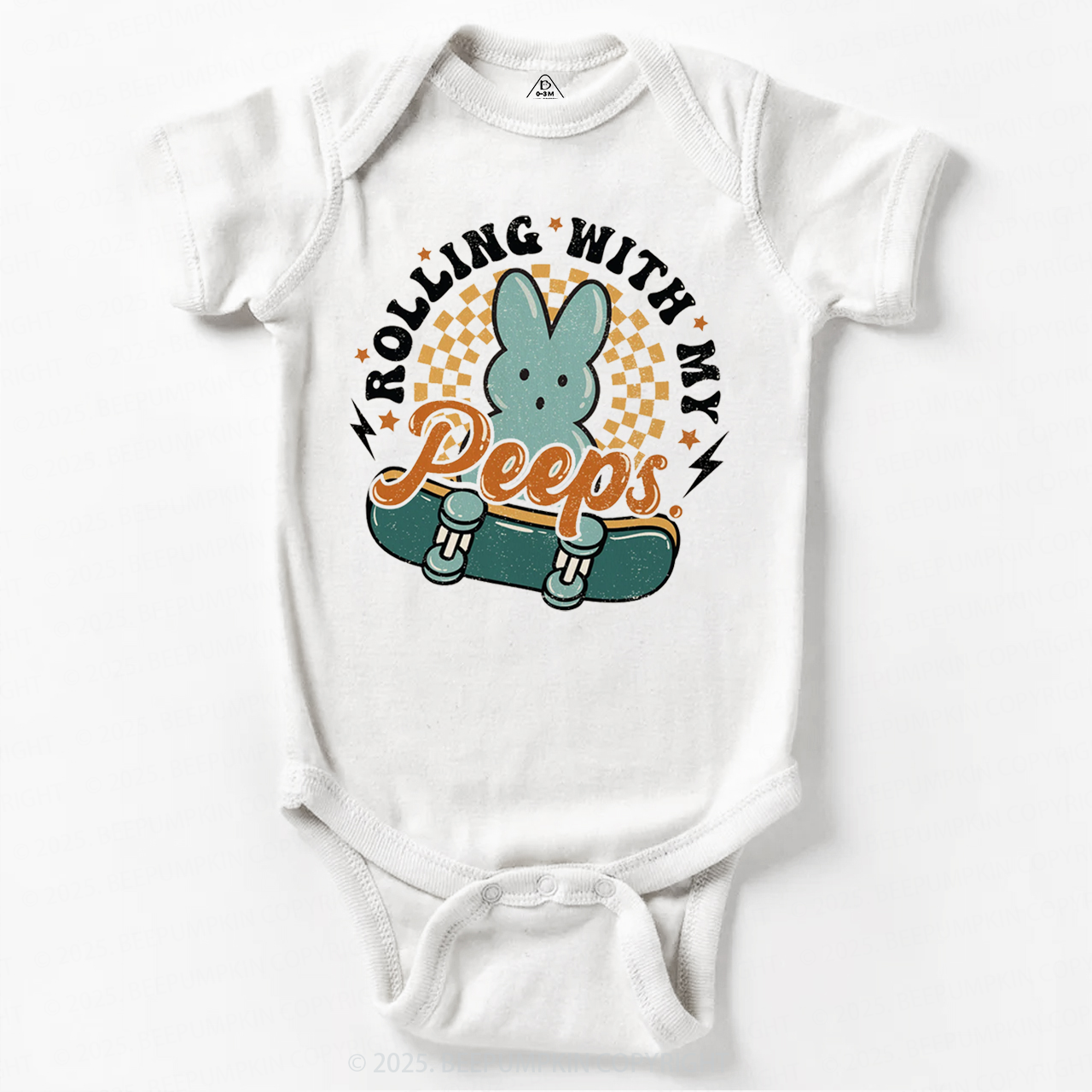 Rolling With My Peeps Bodysuit Beepumpkin