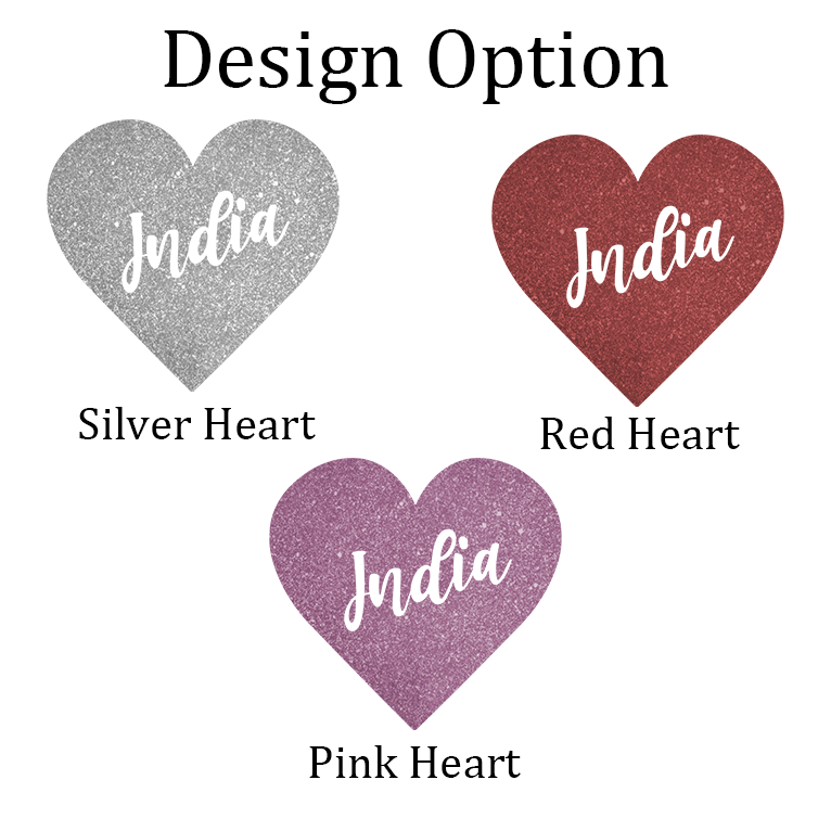 Personalized Love Name Baby Girl Tutu Outfit Set (3 Pieces)