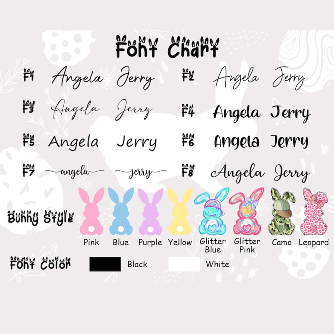 Personalized Easter Bunny Egg Hunt Bags