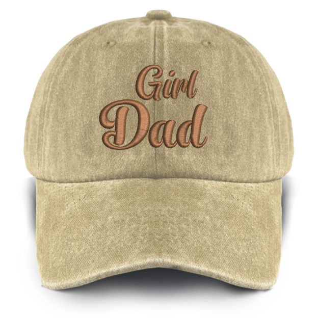 Girl Dad Embroidered Baseball Cap