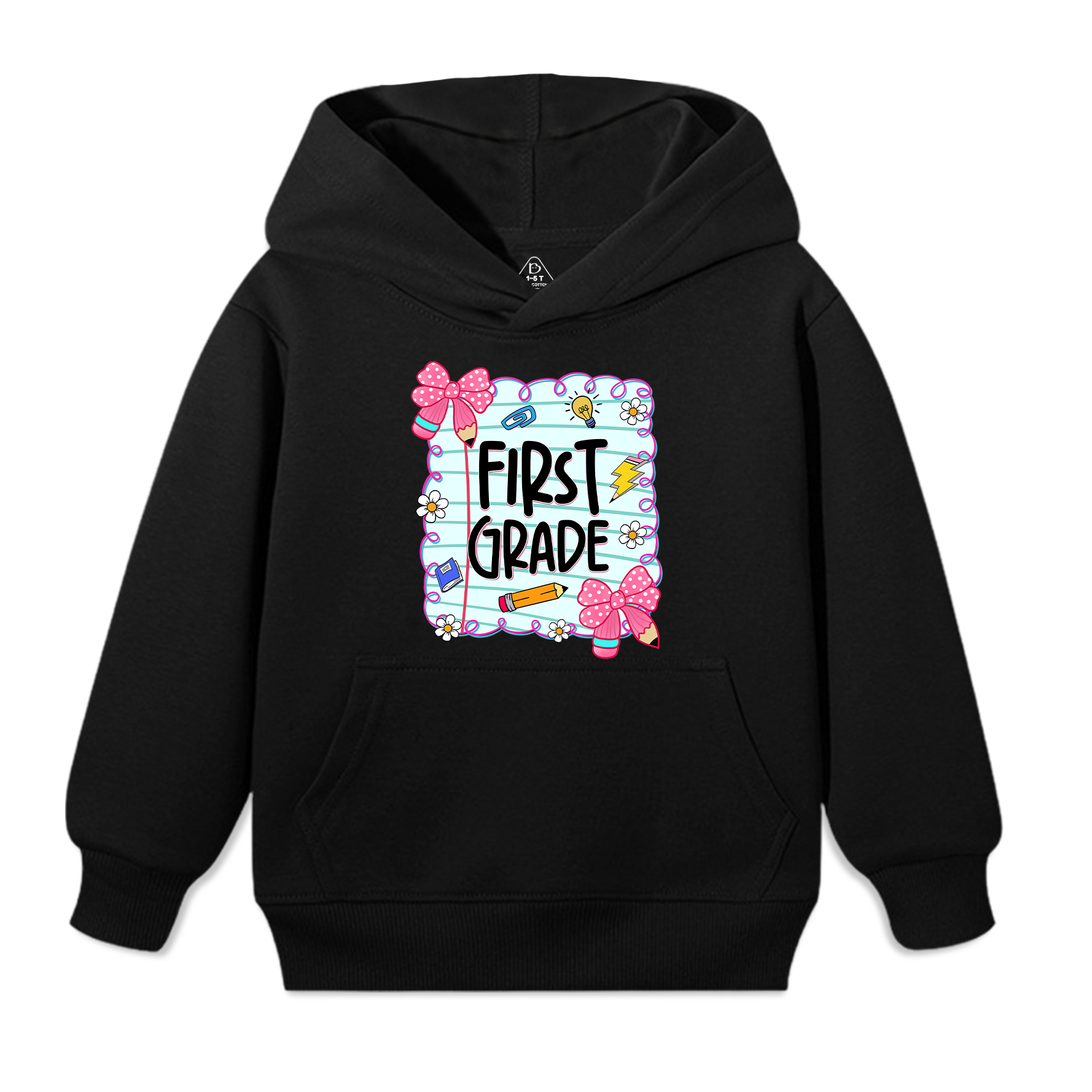 Personalized First Day Of School Kid's Hoodies Beepumpkin