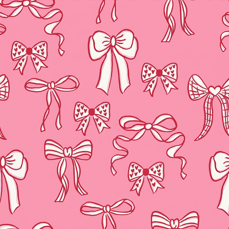 Pink Ribbon Dreams All-Over Print Mom&Me Cuffed Pajama Sets