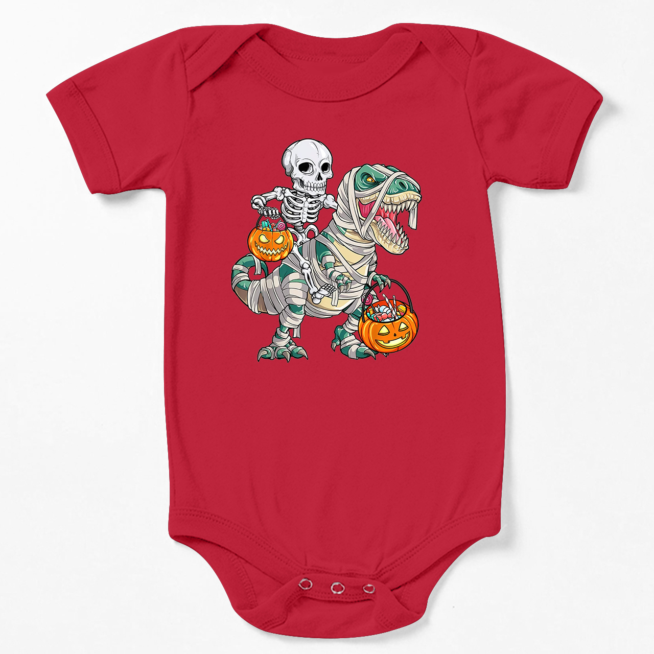 Spooky Saurus Halloween Bodysuit For Baby