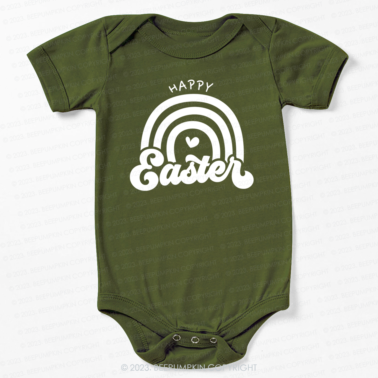 Happy Easter Rainbow Bodysuit For Baby