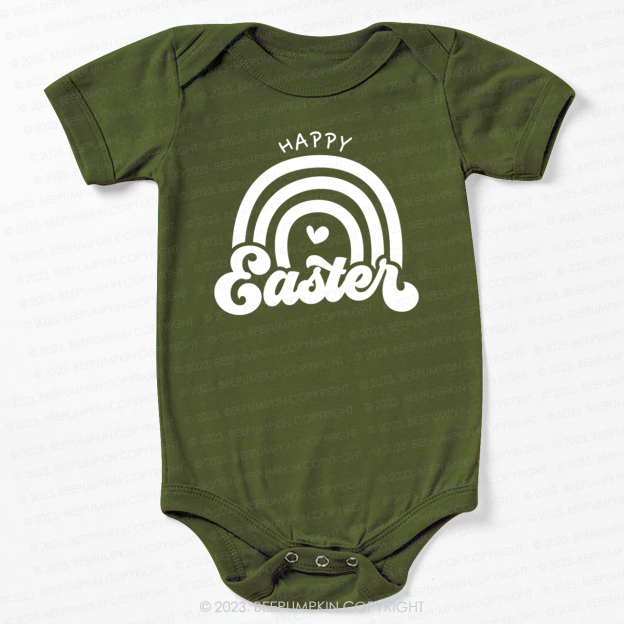 Happy Easter Rainbow Bodysuit For Baby
