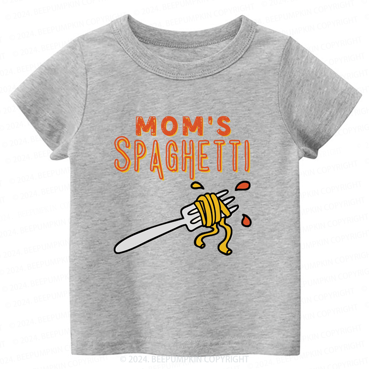 Cute Mom's Spaghetti Toddler&Kids Tees 7