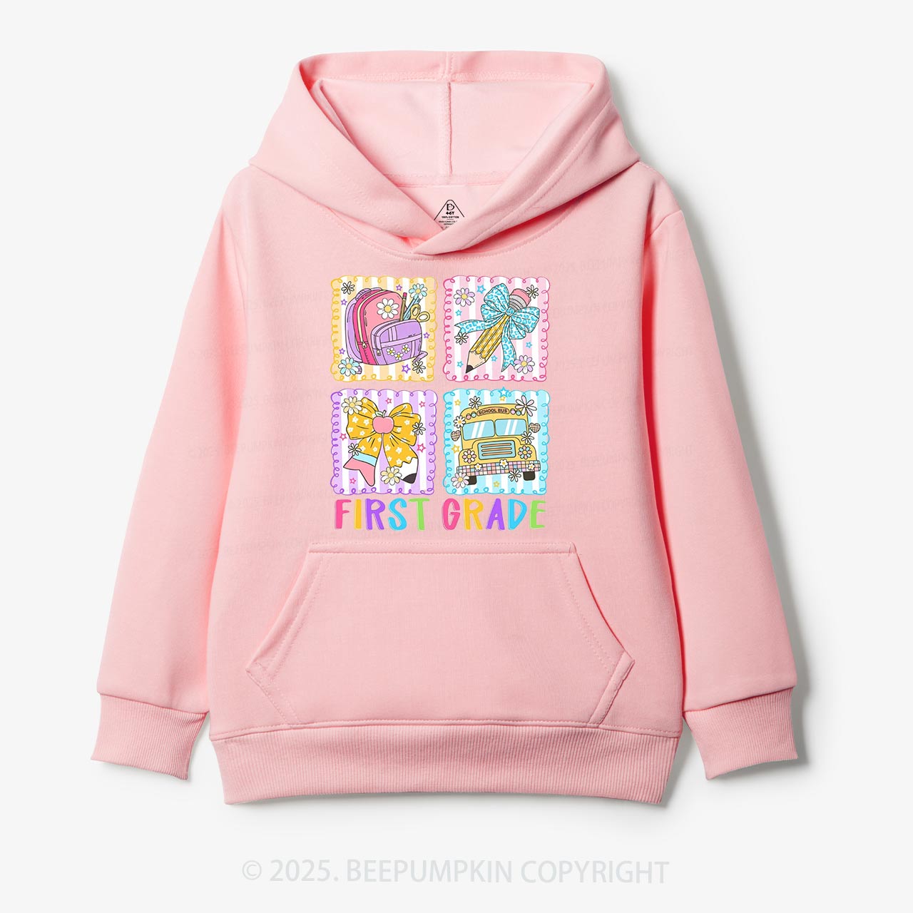 Learning Squares Kid's Hoodies Beepumpkin