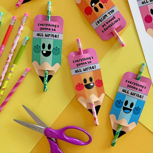 Back To School Pencil Topper Beepumpkin
