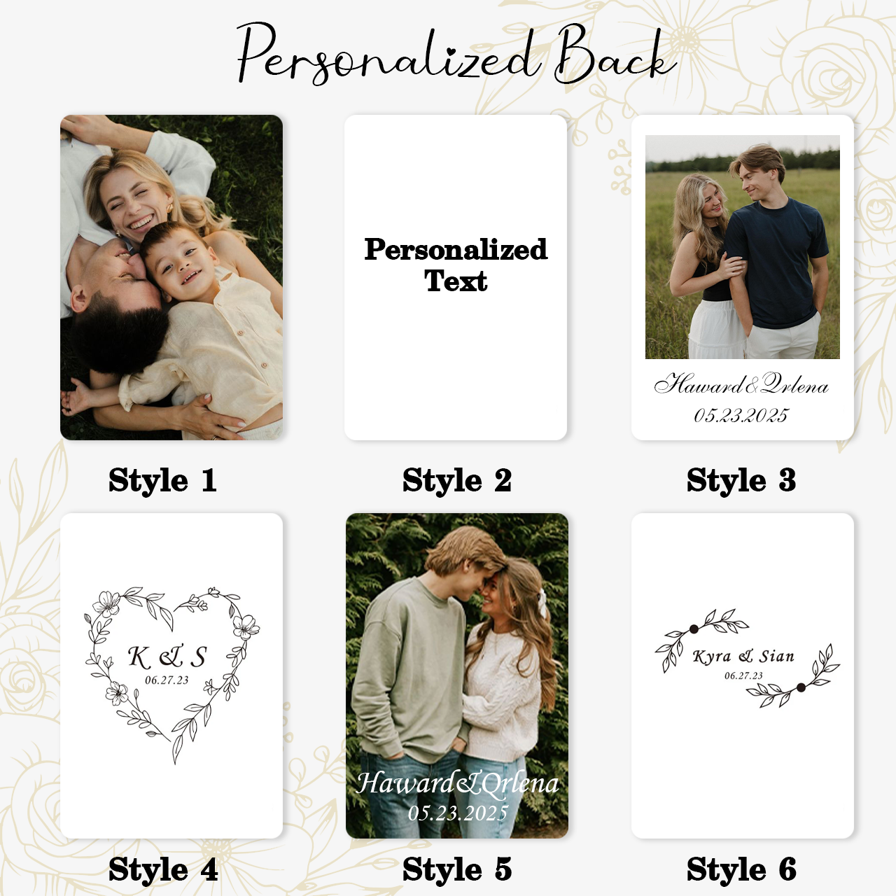 Personalized Photo Playing Cards Beepumpkin