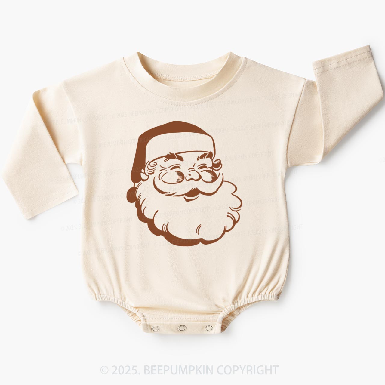 First Christmas Baby Bubble Romper Beepumpkin