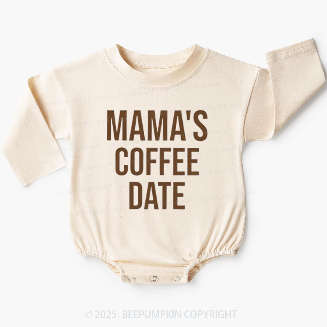 Mom's Coffee Date Baby Bubble Romper Beepumpkin
