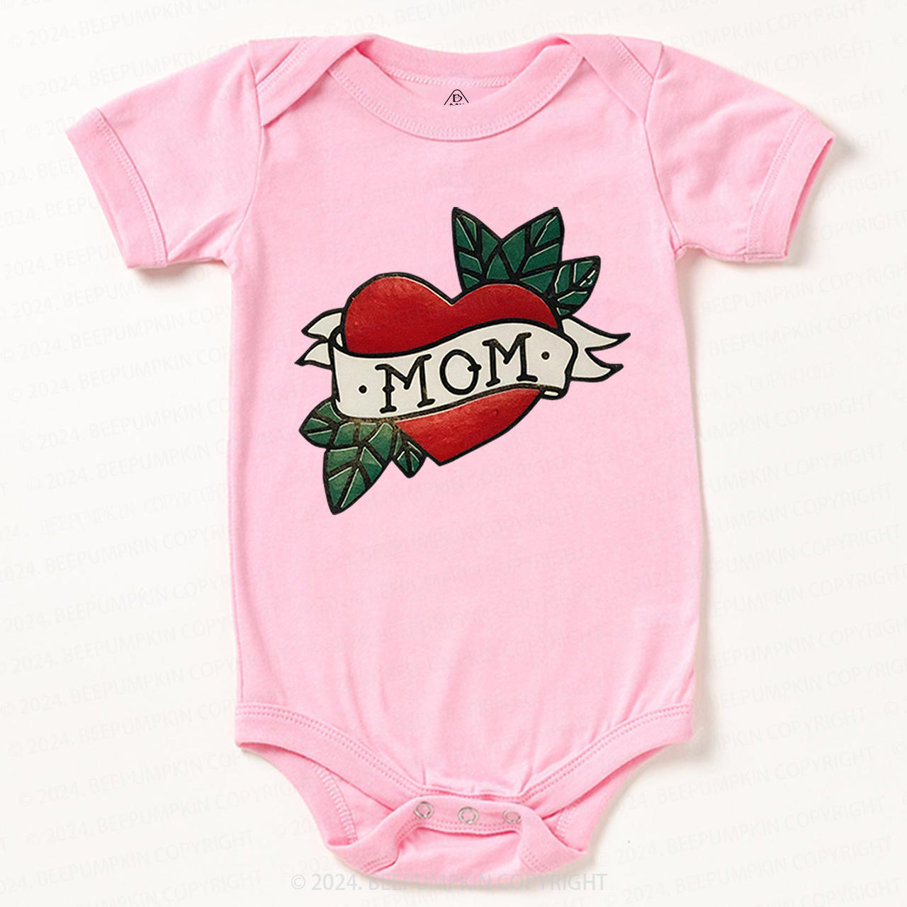 Fruit Hearts Mom Valentine's Day Bodysuit For Baby