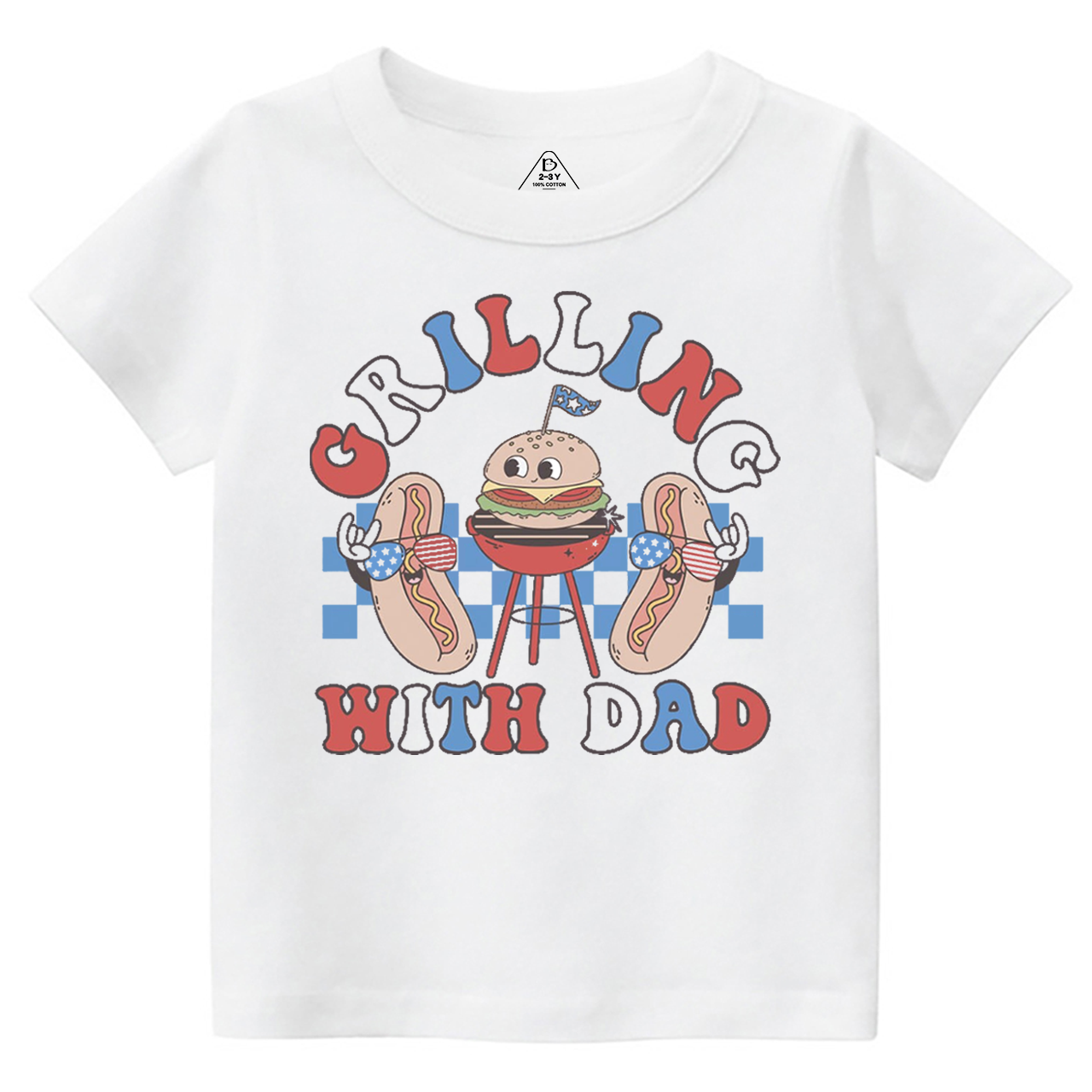Grilling With Dad Toddler&Kid's Tees Beepumpkin 
