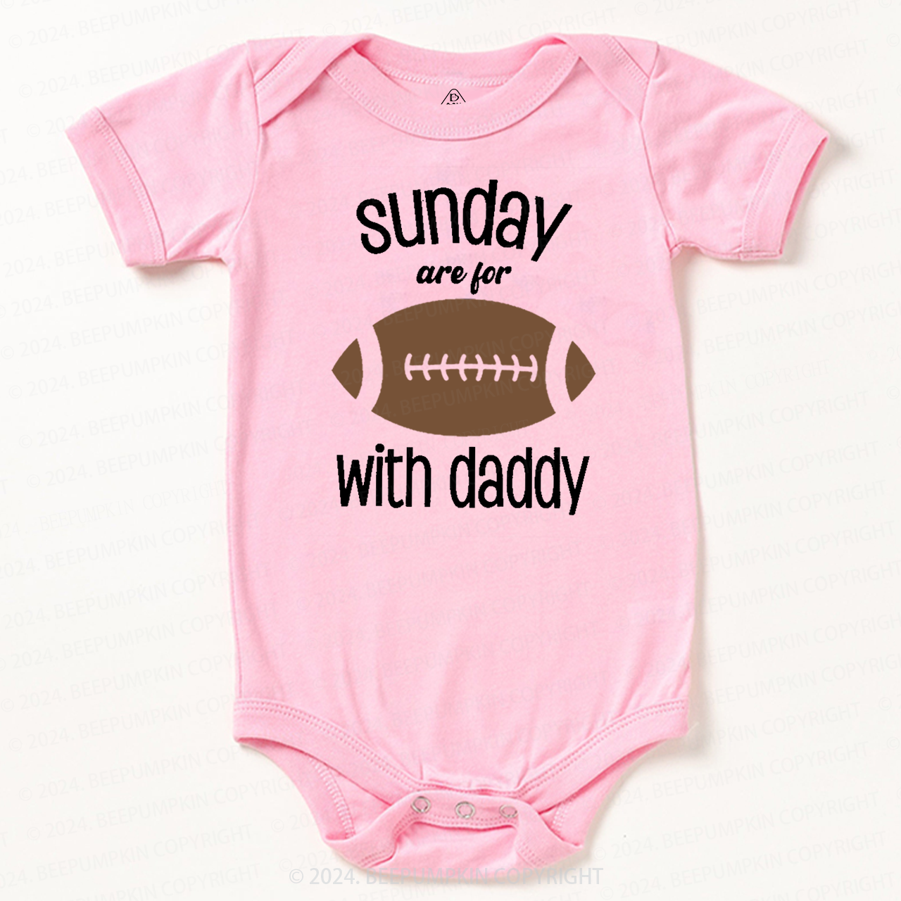 Sunday's Are For Football With Daddy Bodysuit Beepumpkin