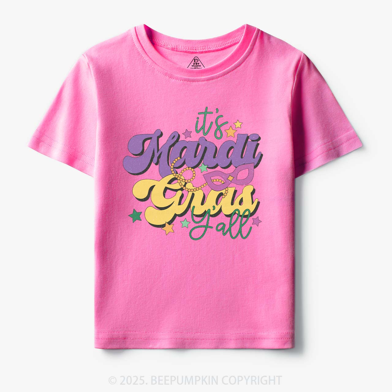 It's Mardi Gras Y'all Toddler&Kid's Tees Beepumpkin