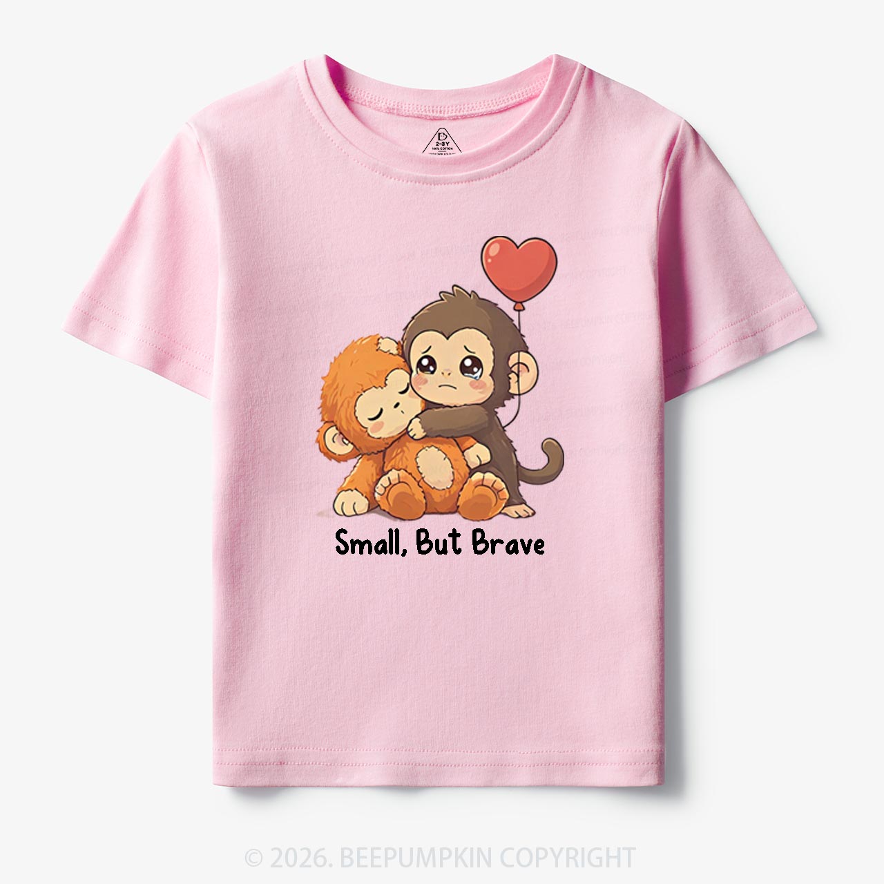 Small But Brave Punch Monkey Toddler&Kid's Tees