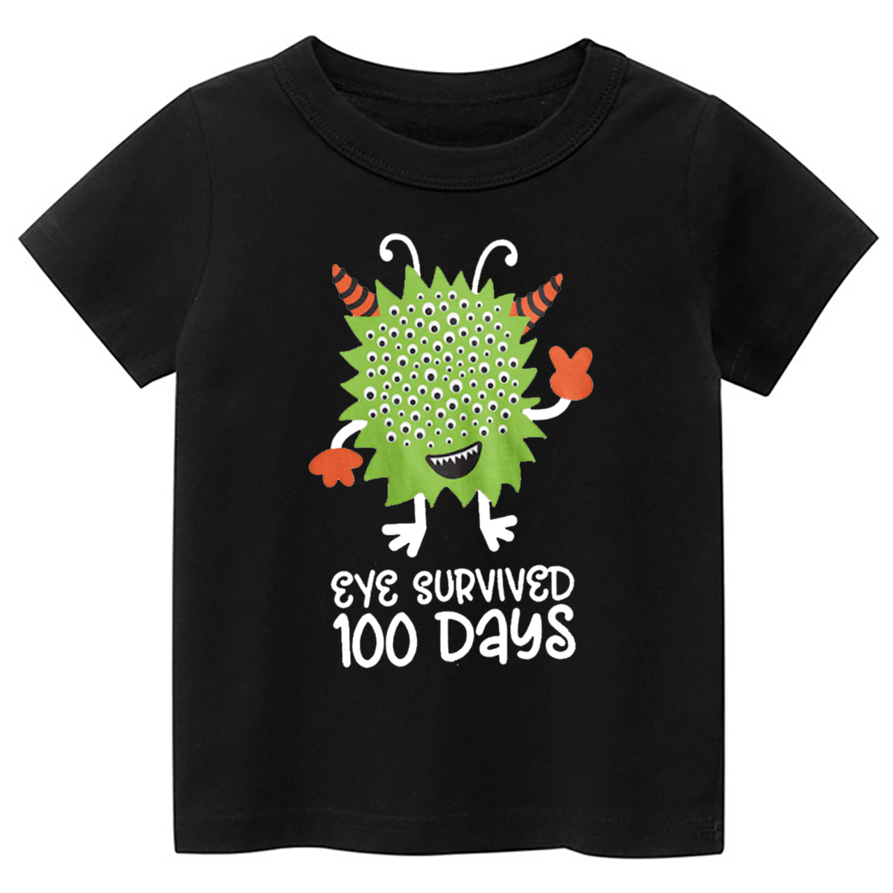 Eye Survived 100 Days Toddler&Kids Tees 