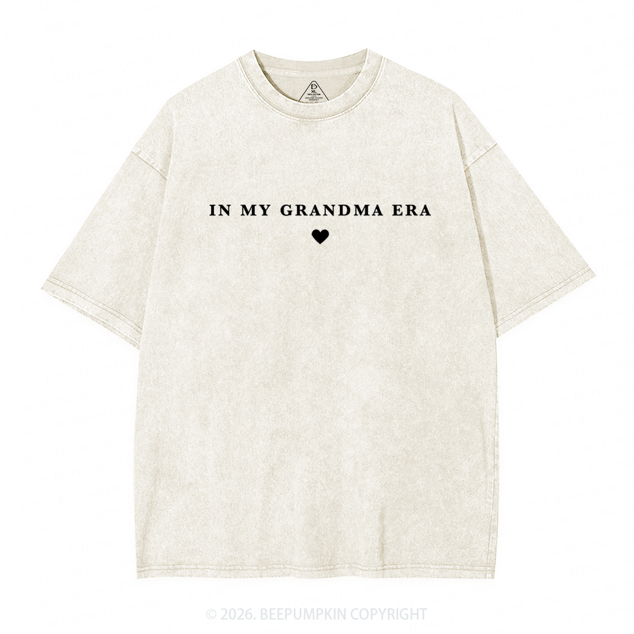 In My Grandma Era Adult Washed T-Shirts