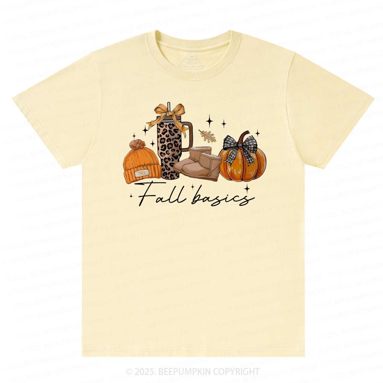  Fall Pumpkin Bow T-Shirts Beepumpkin 