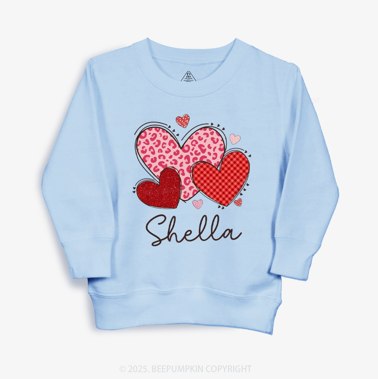 Personalized Lovely Layers Of Love Kid's Sweatshirt