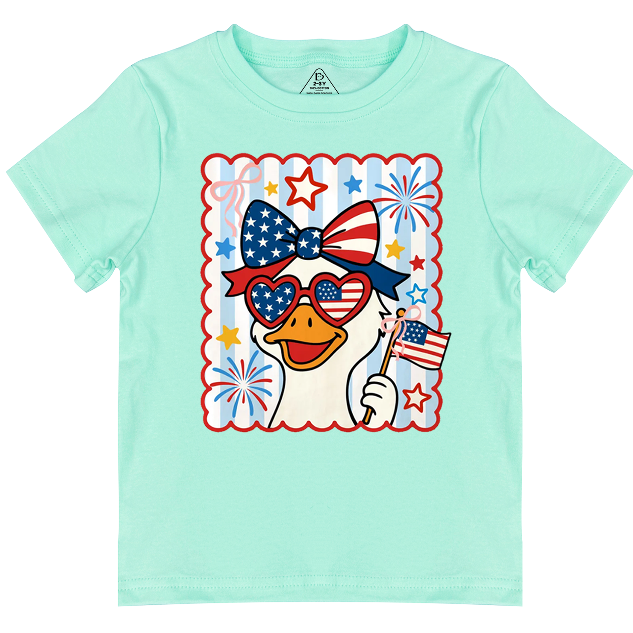 Patriotic Goose Toddler&Kid's Tees Beepumpkin 