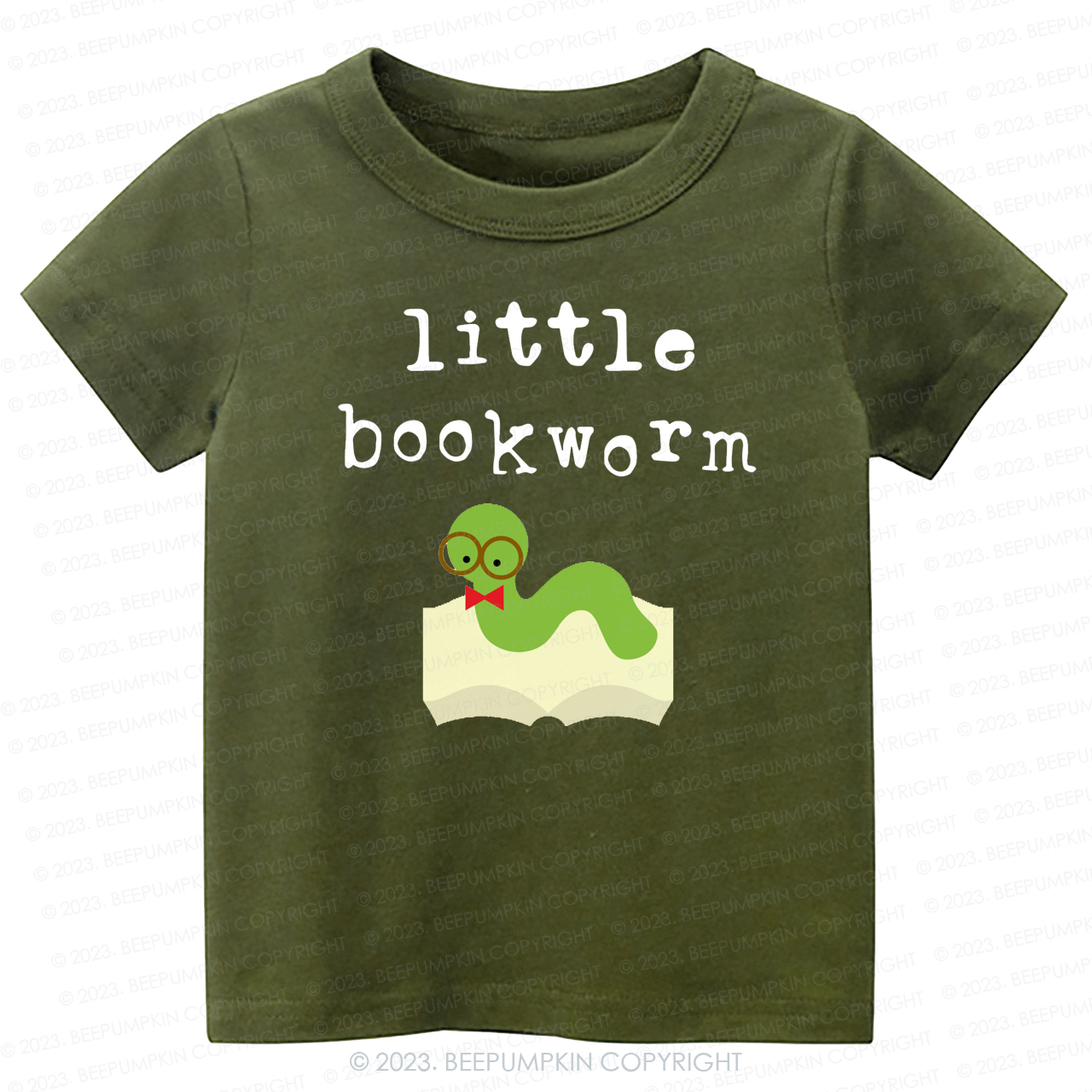 Little Bookworm Book Lovers Kids Shirt