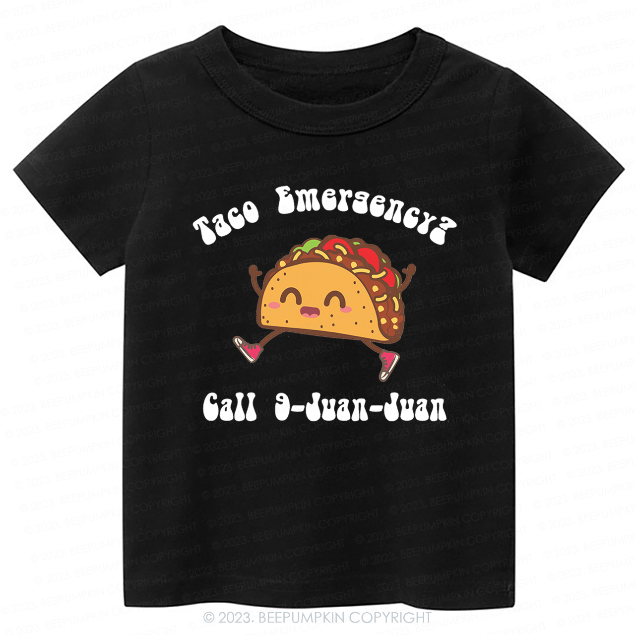 Funny Taco Emergency Kids Shirt