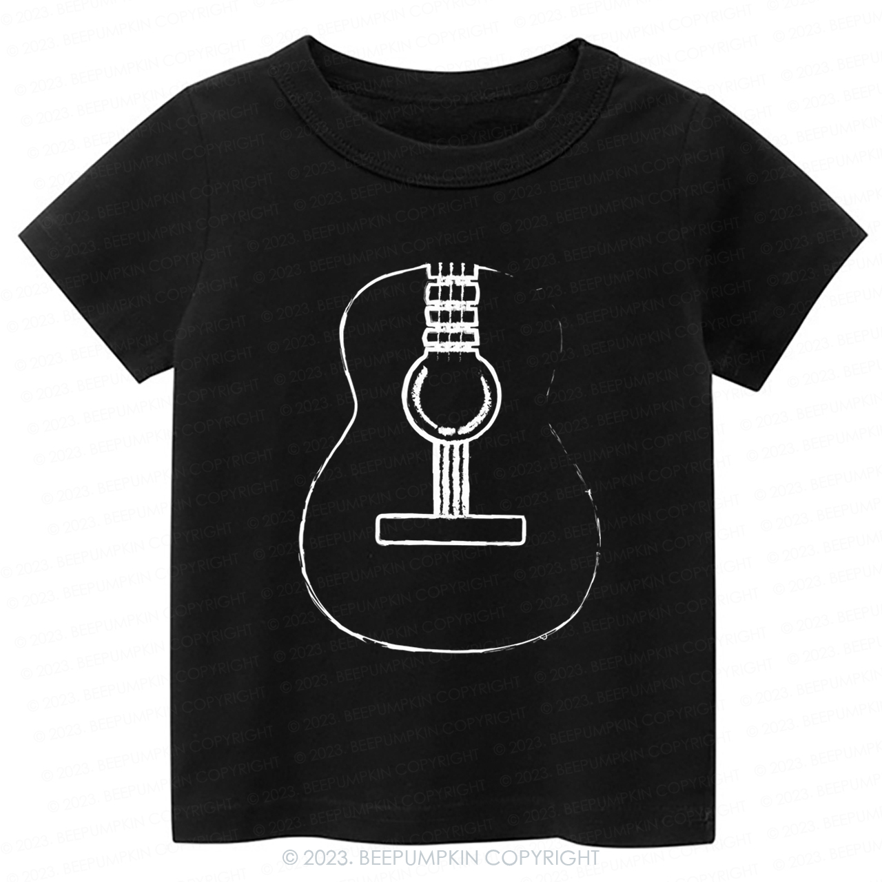 Acoustic Guitar Musician Kids Shirt