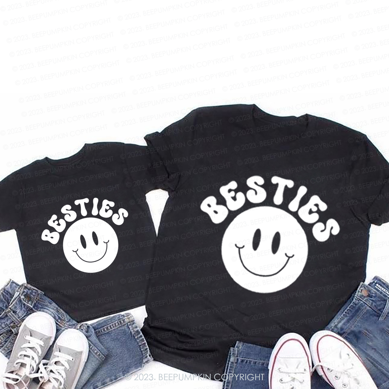 Mom And Me Besties T-Shirts For Mom&Me