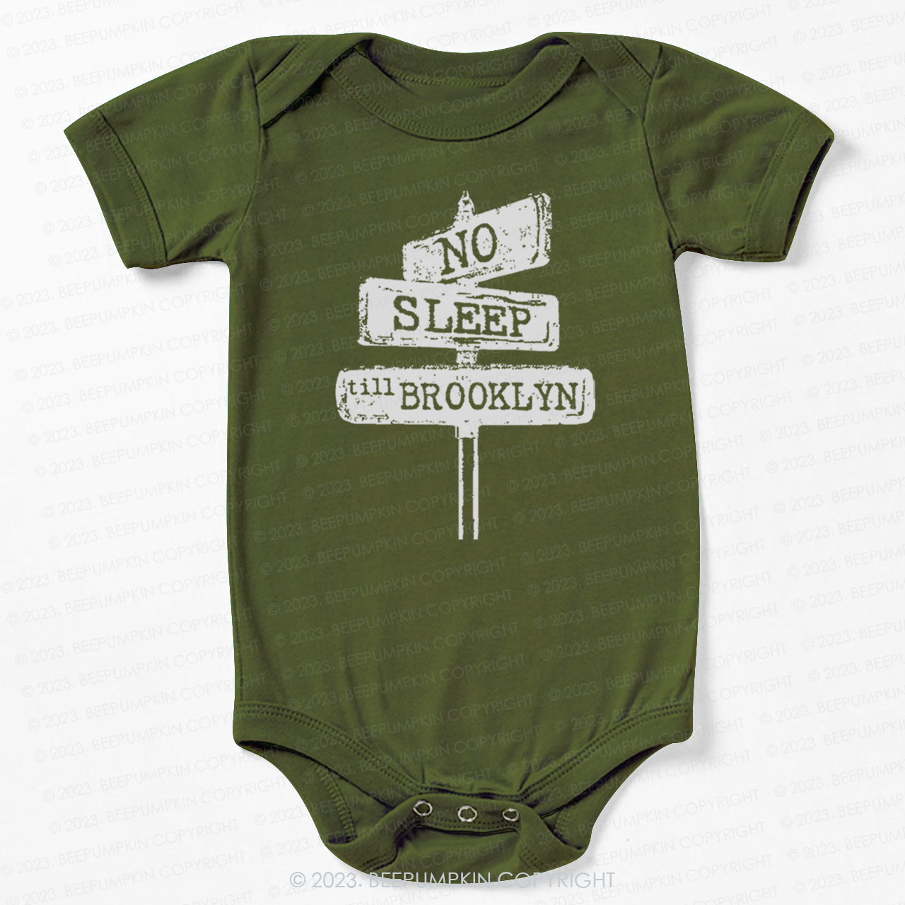 No Sleep Till Brooklyn Bodysuit For Baby