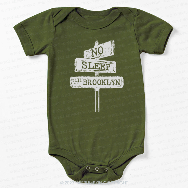 No Sleep Till Brooklyn Bodysuit For Baby