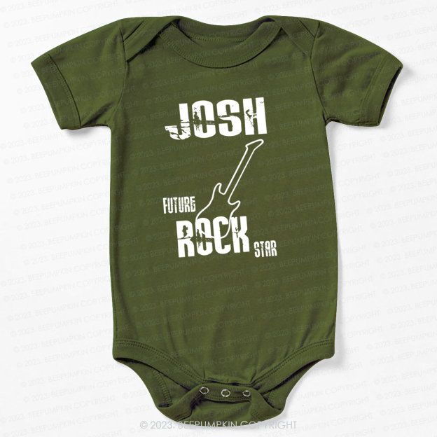  Personalised Future Rockstar Bodysuit For Baby 7