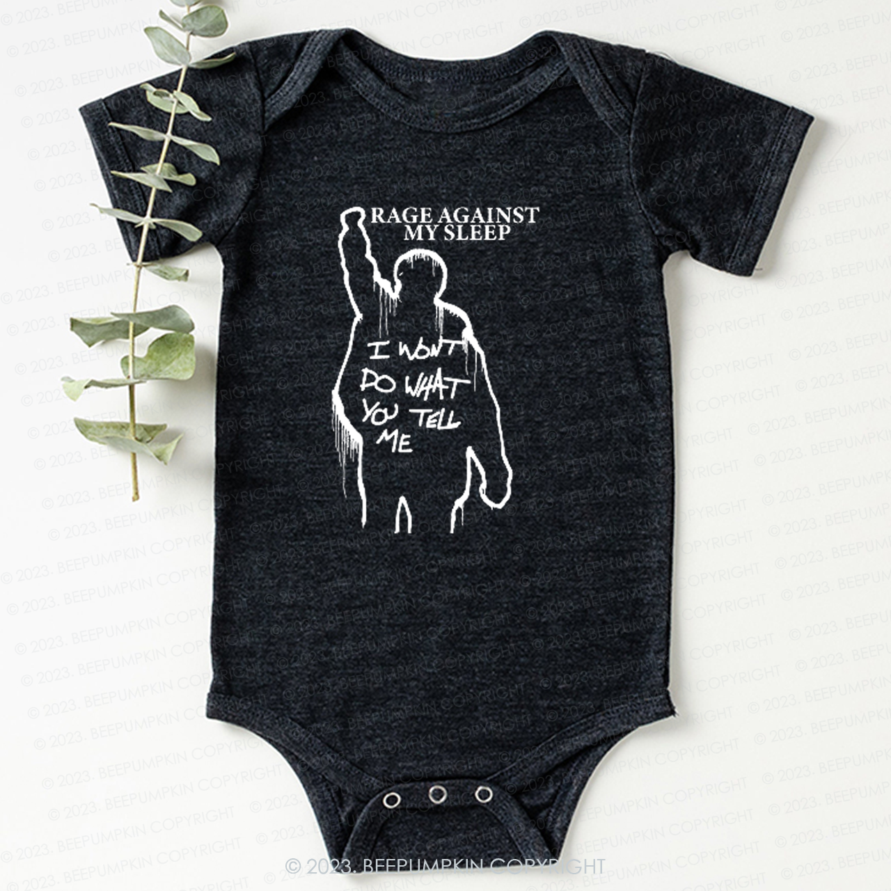 Rage Against My Sleep Bodysuit For Baby 7 Sale-Beepumpkin™
