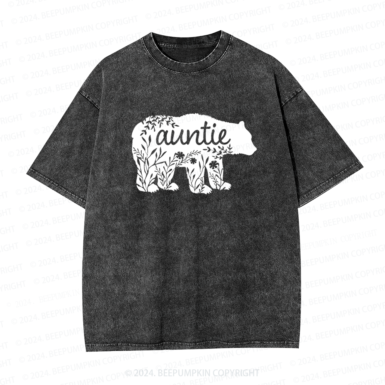 Auntie Bear Auntie Washed Tees