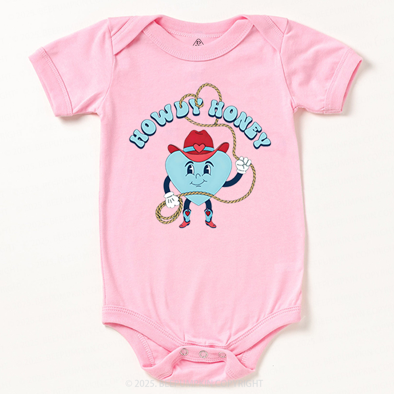 Howdy Honey Valentine's Day Bodysuit Beepumpkin