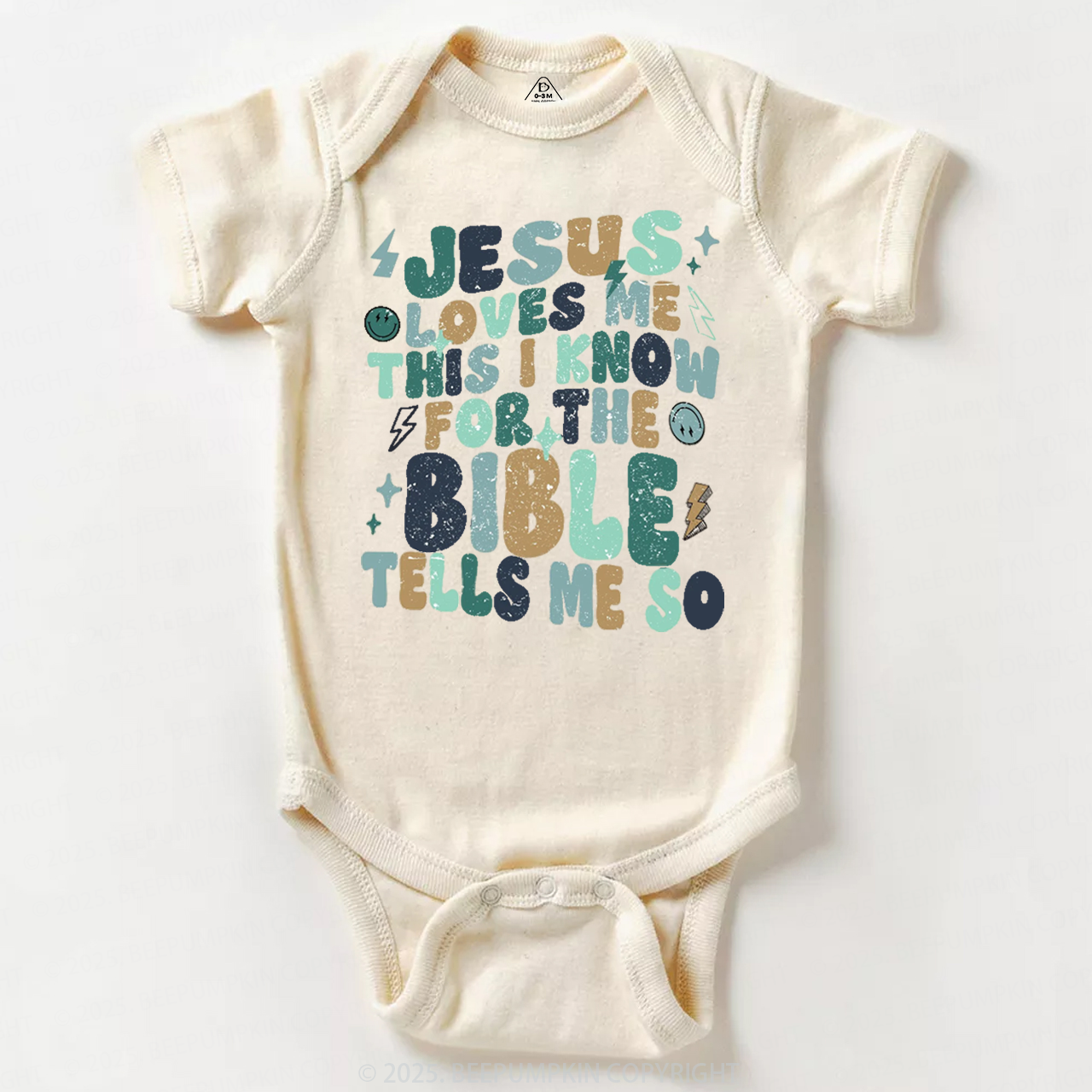 Jesus Loves Me Bodysuit Beepumpkin