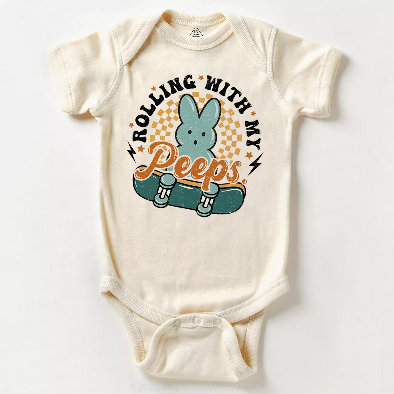 Rolling With My Peeps Bodysuit Beepumpkin